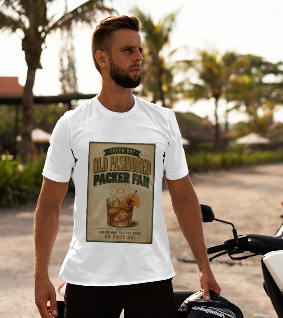 Green Bay Old Fashioned Packer Fan Taking One For The Team Go Pack Go T-Shirt