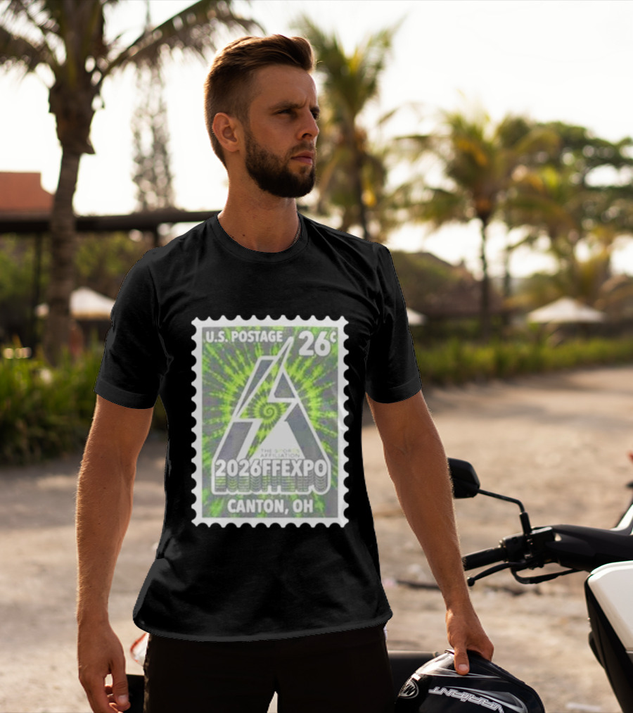 U.S. Postage 26c The Sports Affiliation 2026 FF Expo Canton OH Stamp T-Shirt