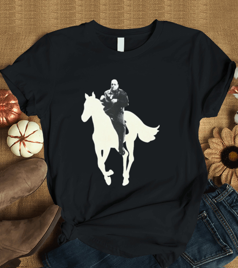 James Gandolfini The Sopranos Horse Riding T-Shirt
