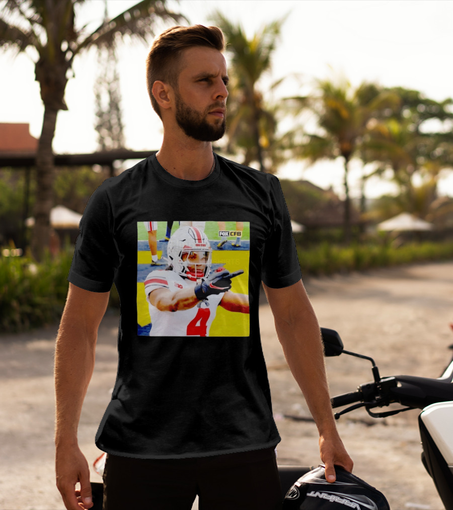 Ohio State Player Gesture Against Michigan Football T-Shirt