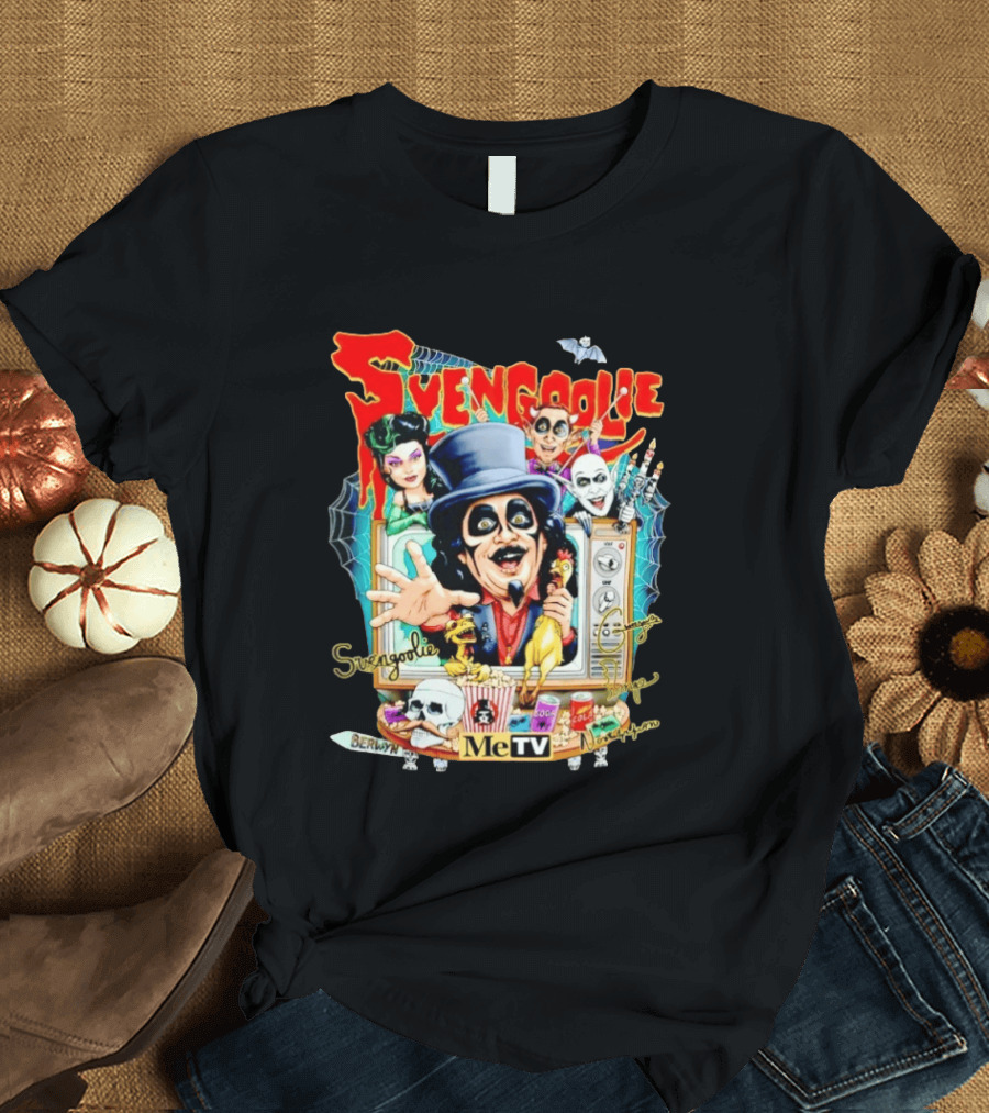 Svengoolie Berwyn MeTV Horror Characters And Spooky Fun T-Shirt
