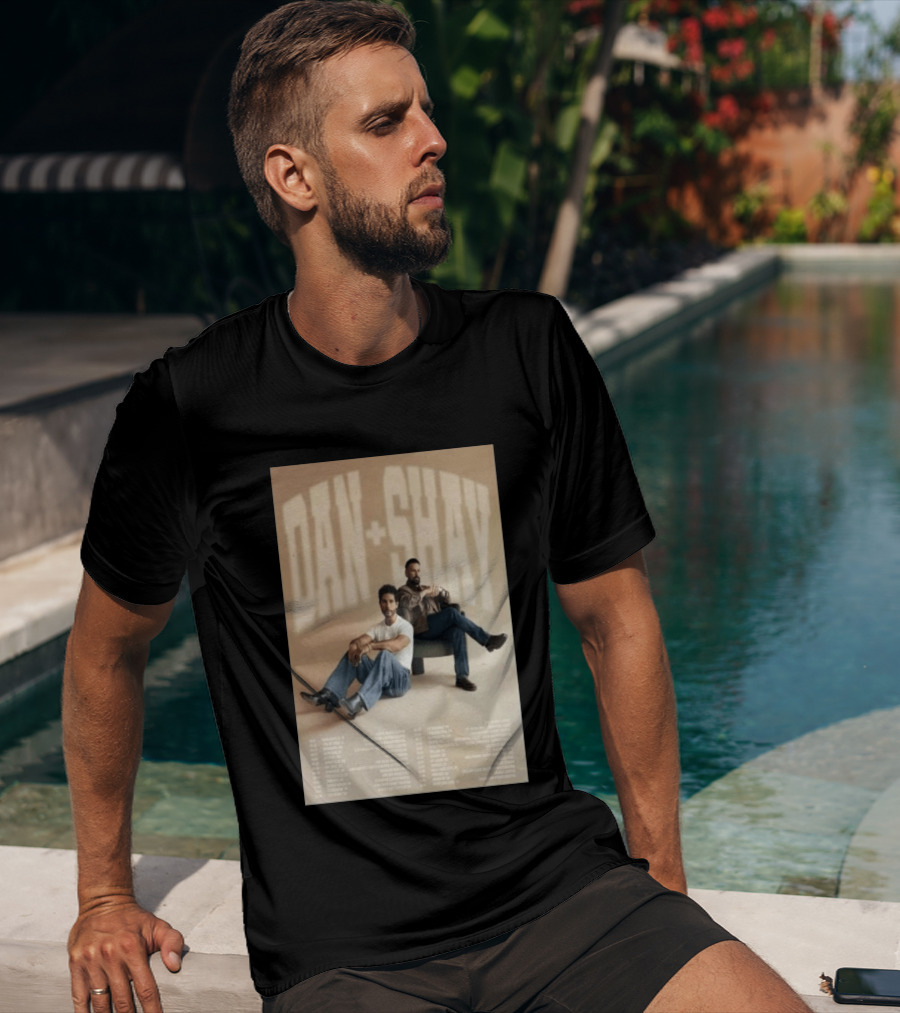 Dan + Shay 2026 Tour Dates Featuring North America Locations T-Shirt