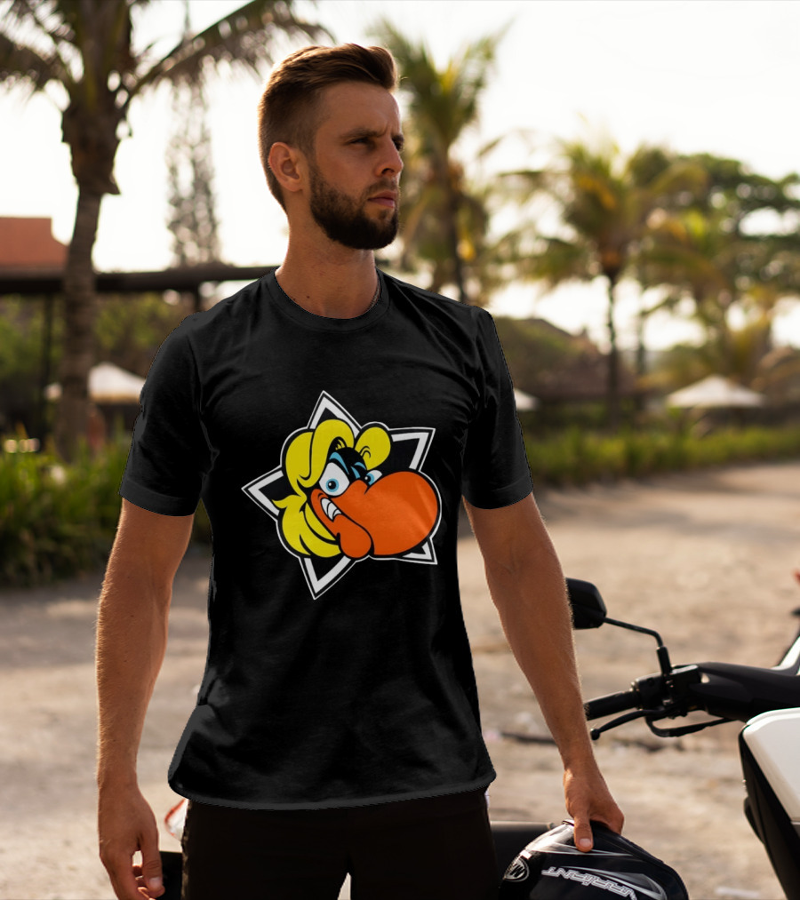 Looney Tunes Foghorn Leghorn Star Cartoon Character Face T-Shirt