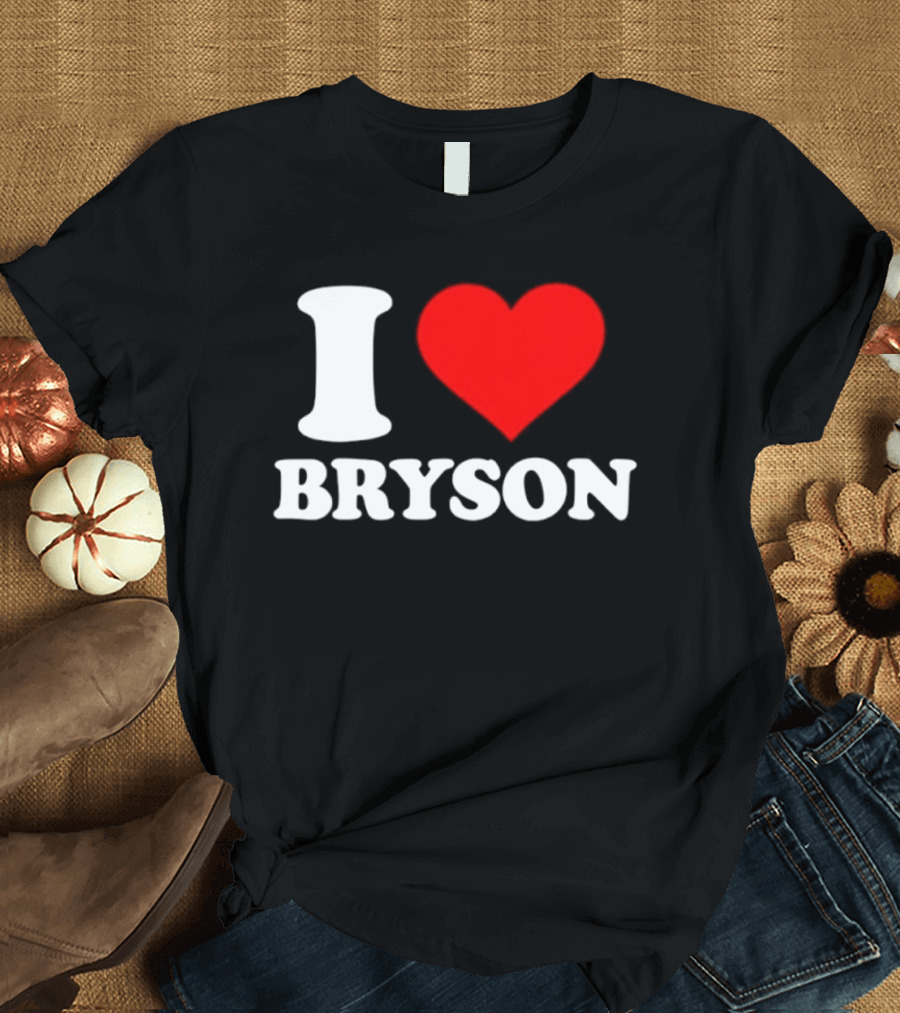 PGA Tour I Love Bryson Golf Professional Golfer T-Shirt