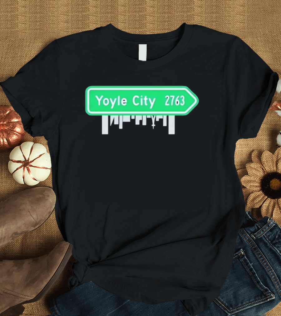 Yoyle City 2763 Road Sign Battle For Dream Island Series T-Shirt