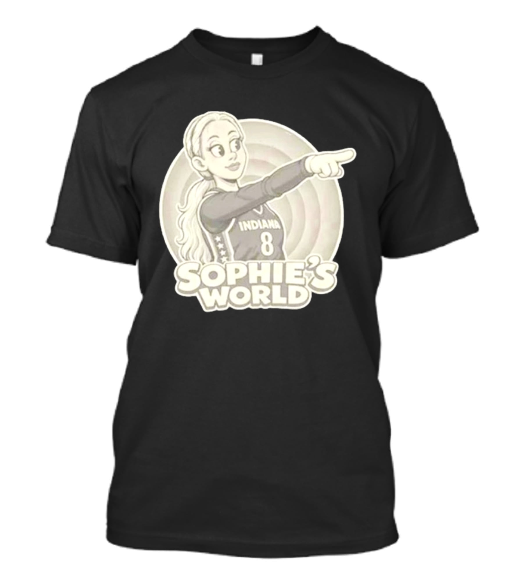 Indiana Fever Sophie's World 8 Basketball Swag T-Shirt