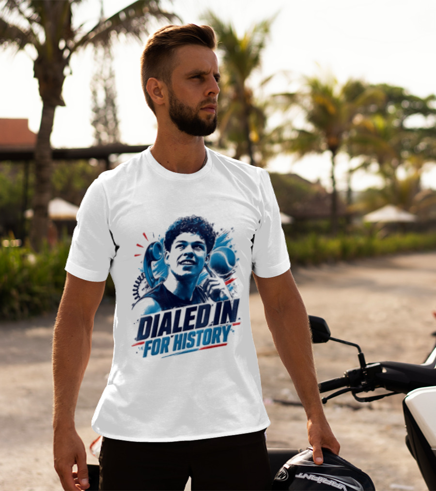 Ben Shelton Dialed In For History Tennis US Open T-Shirt