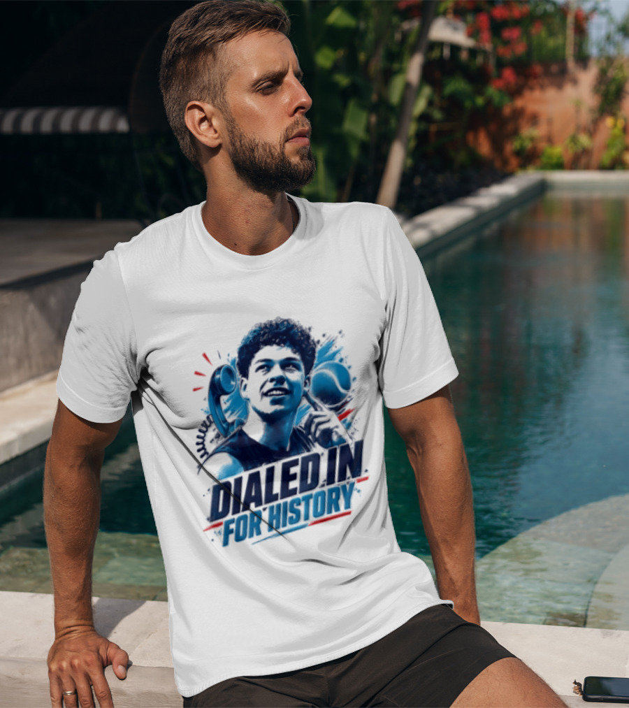 Ben Shelton Dialed In For History Tennis US Open T-Shirt