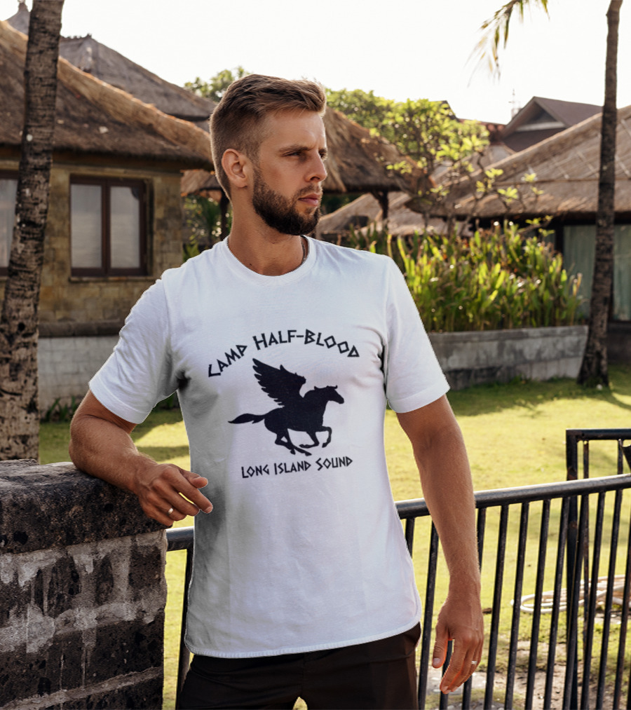Camp Half Blood Pegasus Long Island Sound Halloween Costume T-Shirt