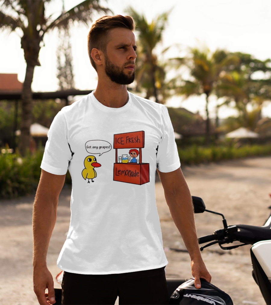 Got Any Grapes Duck Ice Fresh Lemonade Stand T-Shirt