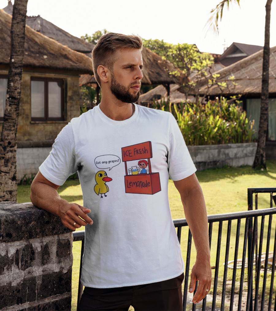 Got Any Grapes Duck Ice Fresh Lemonade Stand T-Shirt