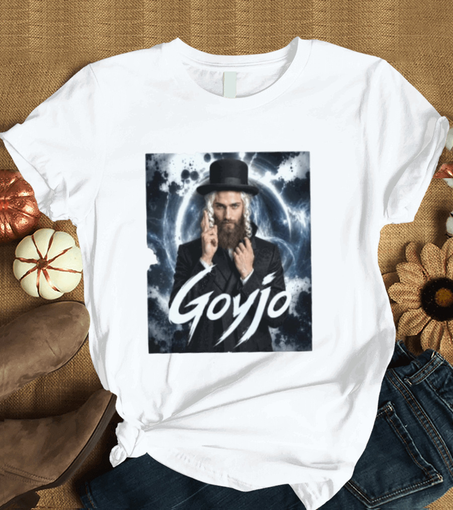 Goyjo Hasidic Top Hat Peys Mysterious Aura T-Shirt