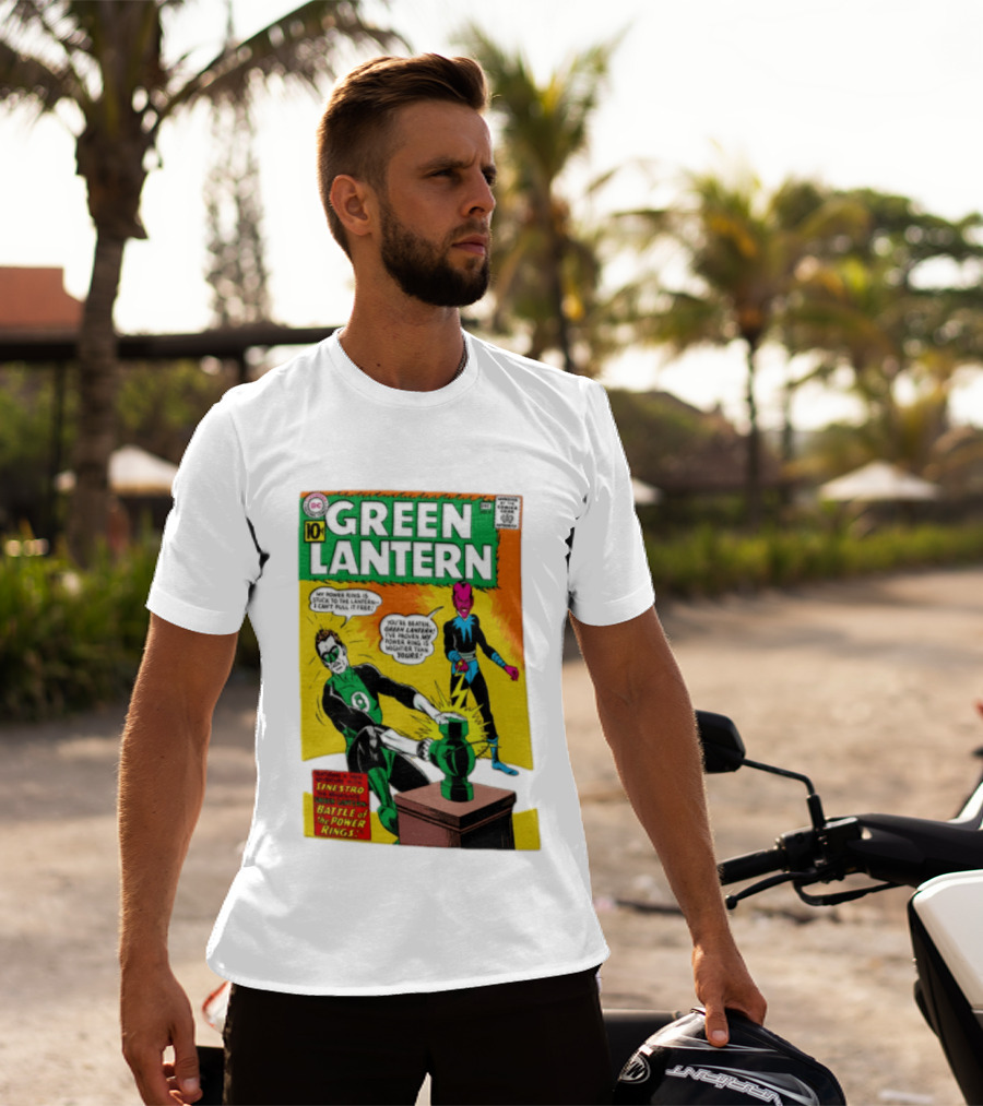 Green Lantern Sinestro Battle Of The Power Rings Comic Cover DC Comics T-Shirt
