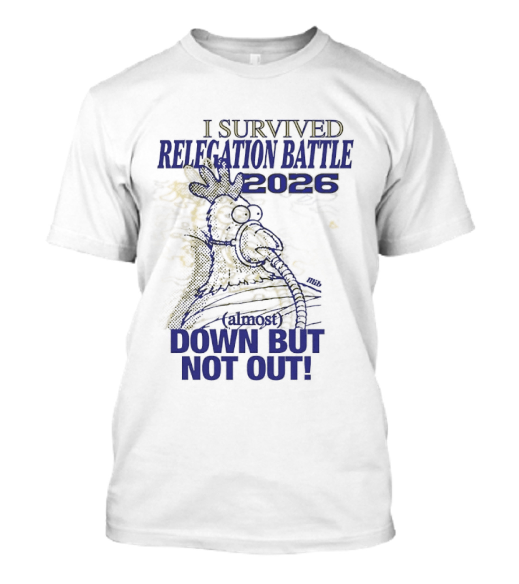 I Survived Relegation Battle 2026 Down But Not Out Rooster Champion T-Shirt