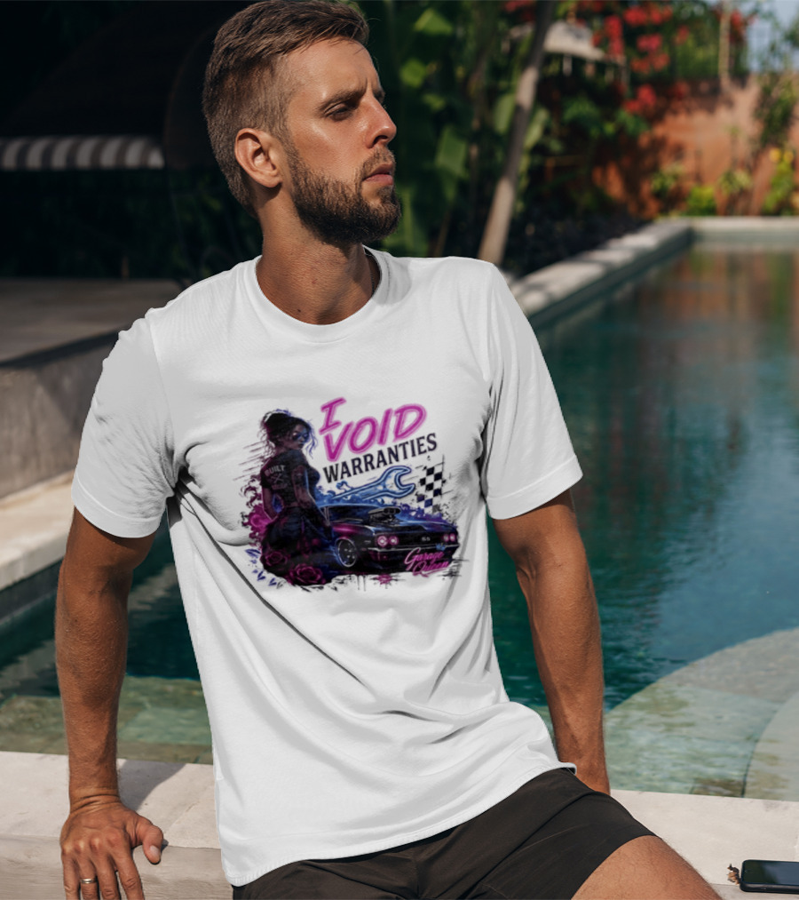 I Void Warranties Garage Queen Car Mechanic T-Shirt