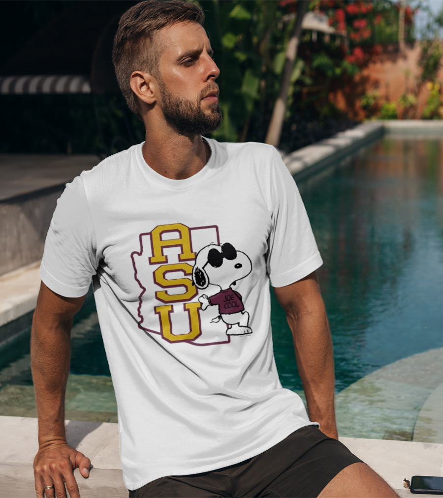 ASU Joe Cool Snoopy Arizona State University T-Shirt