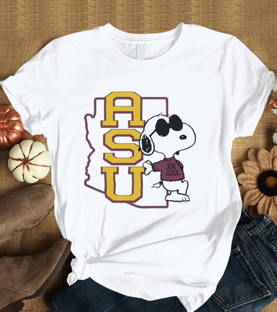 ASU Joe Cool Snoopy Arizona State University T-Shirt