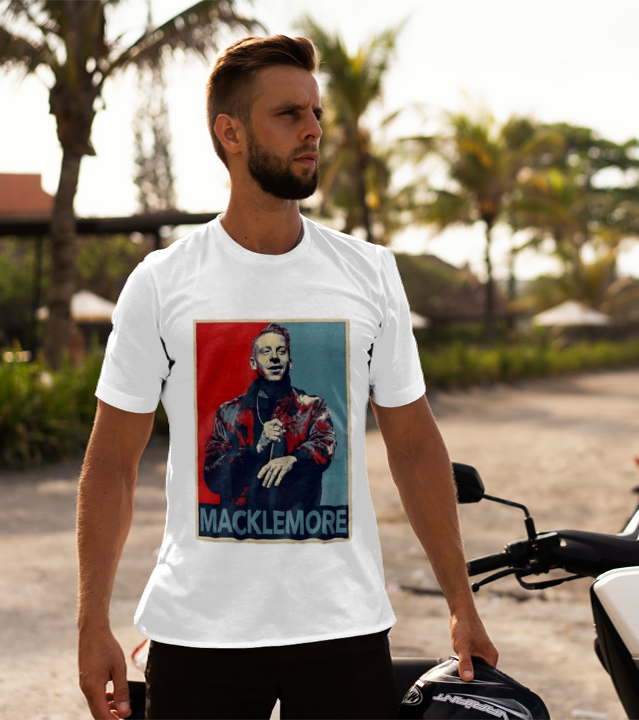 Macklemore Music Icon Red Blue T-Shirt