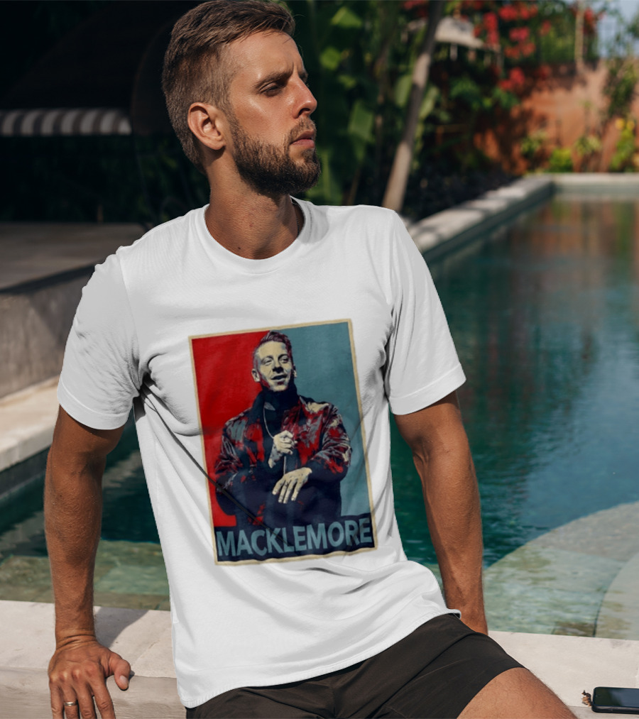 Macklemore Music Icon Red Blue T-Shirt