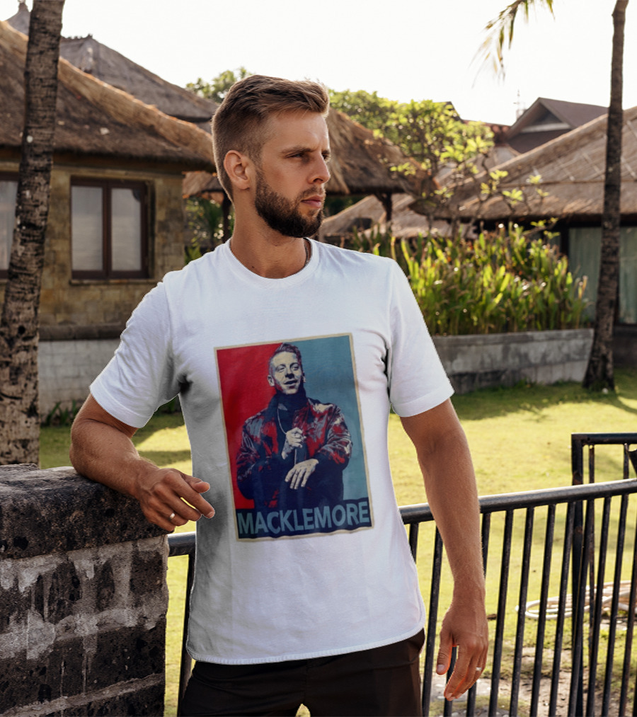 Macklemore Music Icon Red Blue T-Shirt