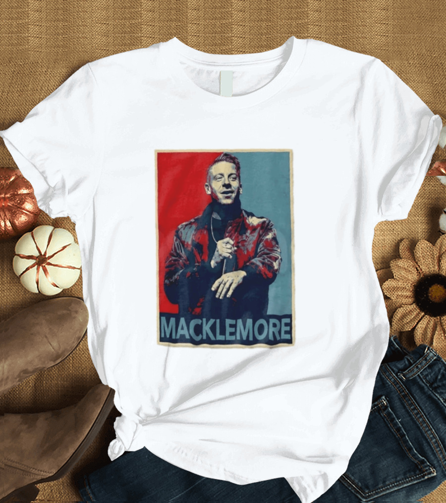 Macklemore Music Icon Red Blue T-Shirt