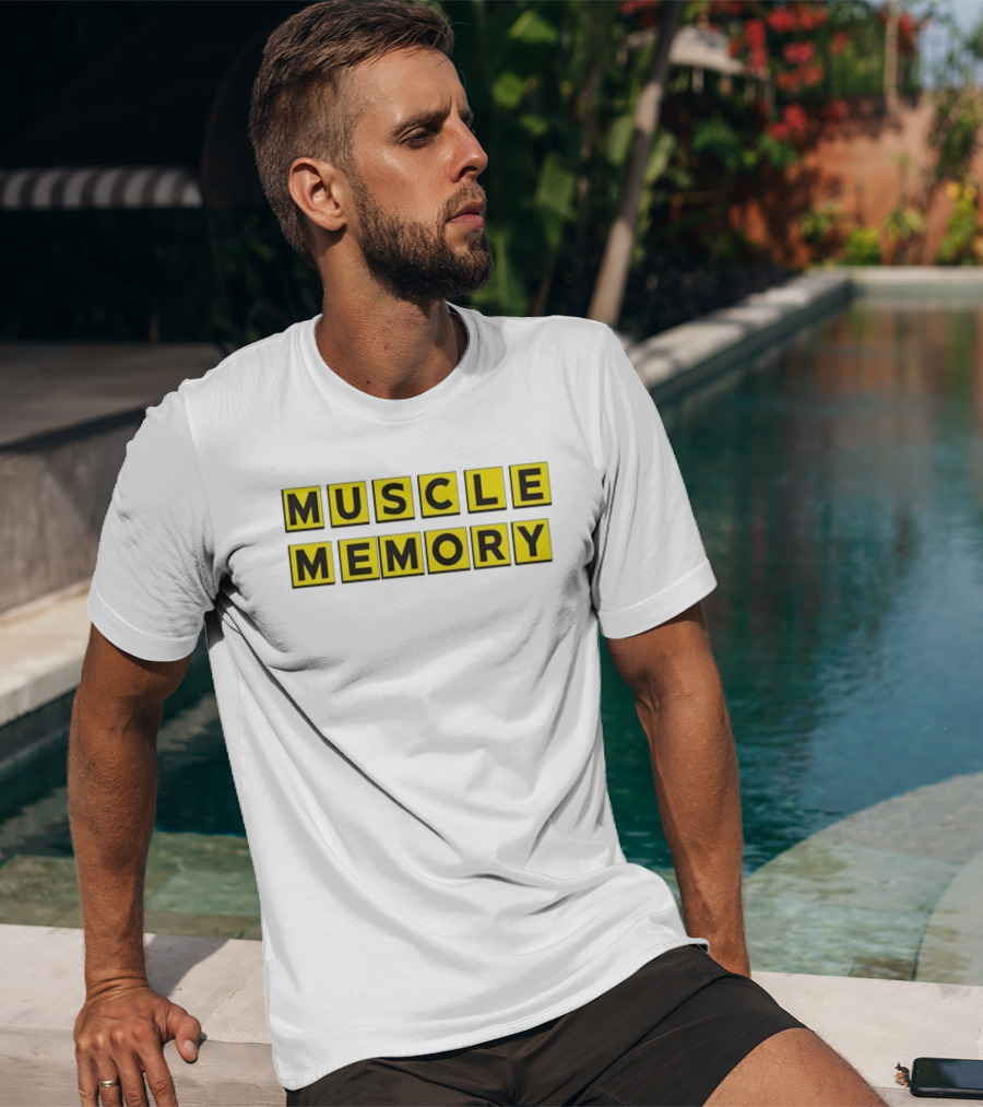 Muscle Memory Fitness Gym Workout Bodybuilding Motivation T-Shirt