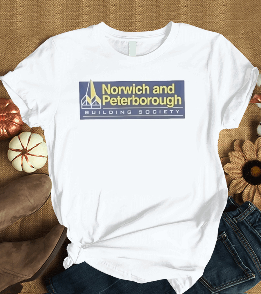 Norwich And Peterborough Building Society Emblem And Name T-Shirt