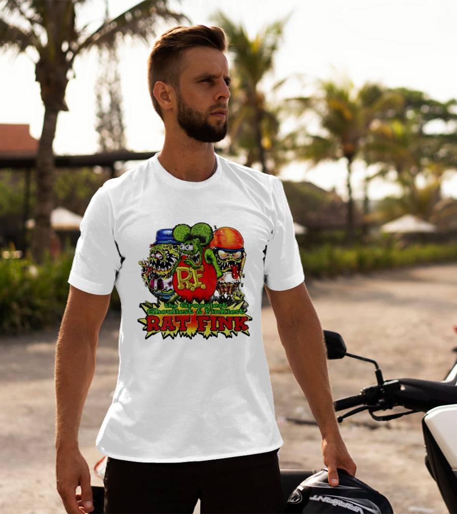 Grooviest Ghouliest Finkiest Rat Fink R.F. T-Shirt