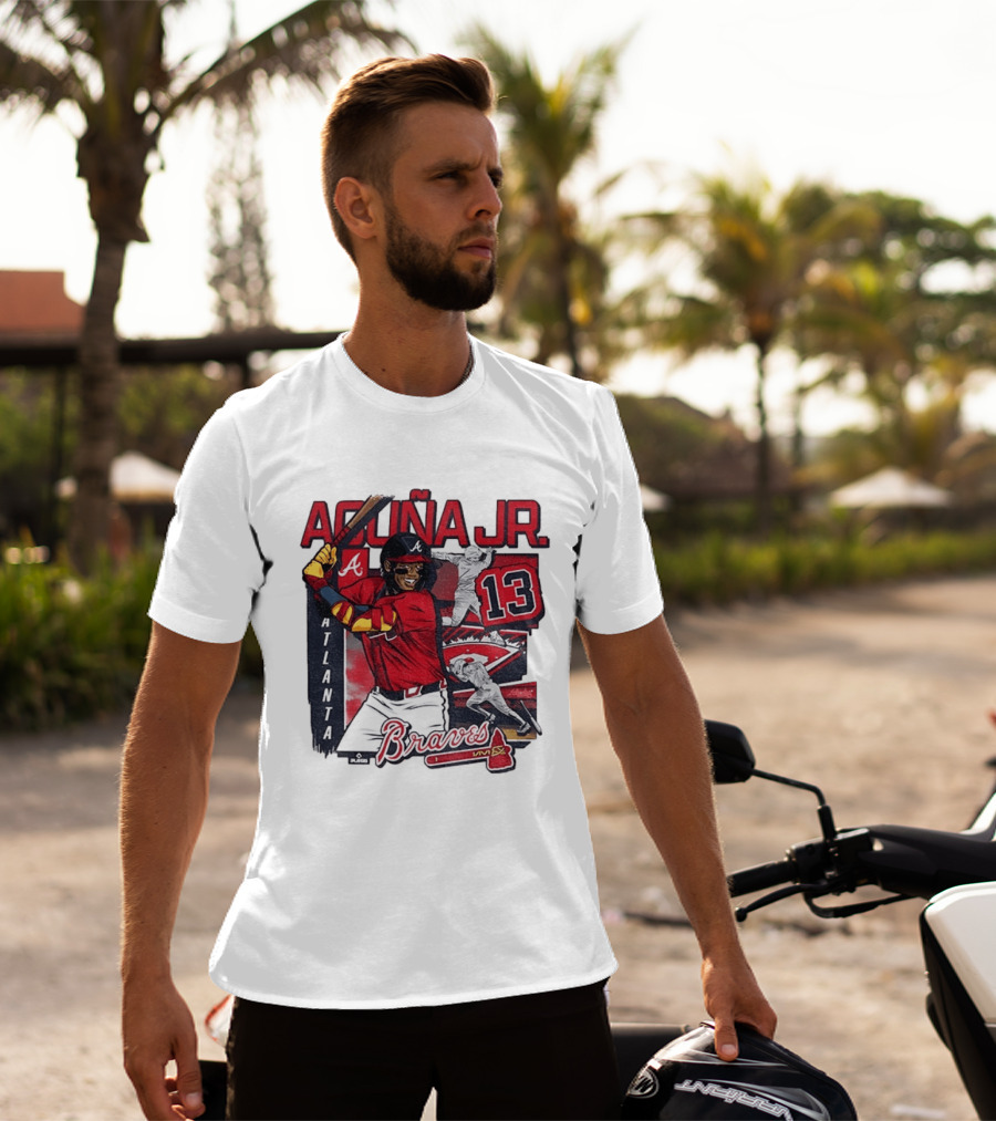 Acuña Jr. Atlanta Braves 13 Baseball Player MLB T-Shirt