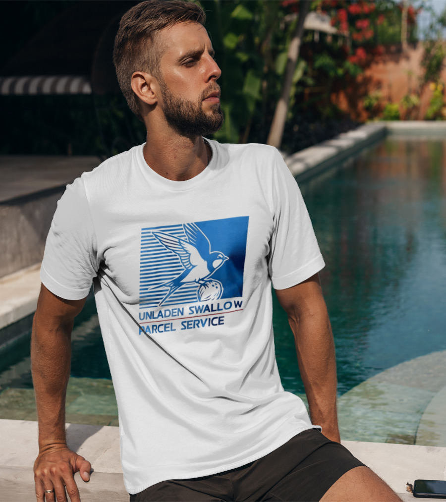 Unladen Swallow Parcel Service Monty Python T-Shirt
