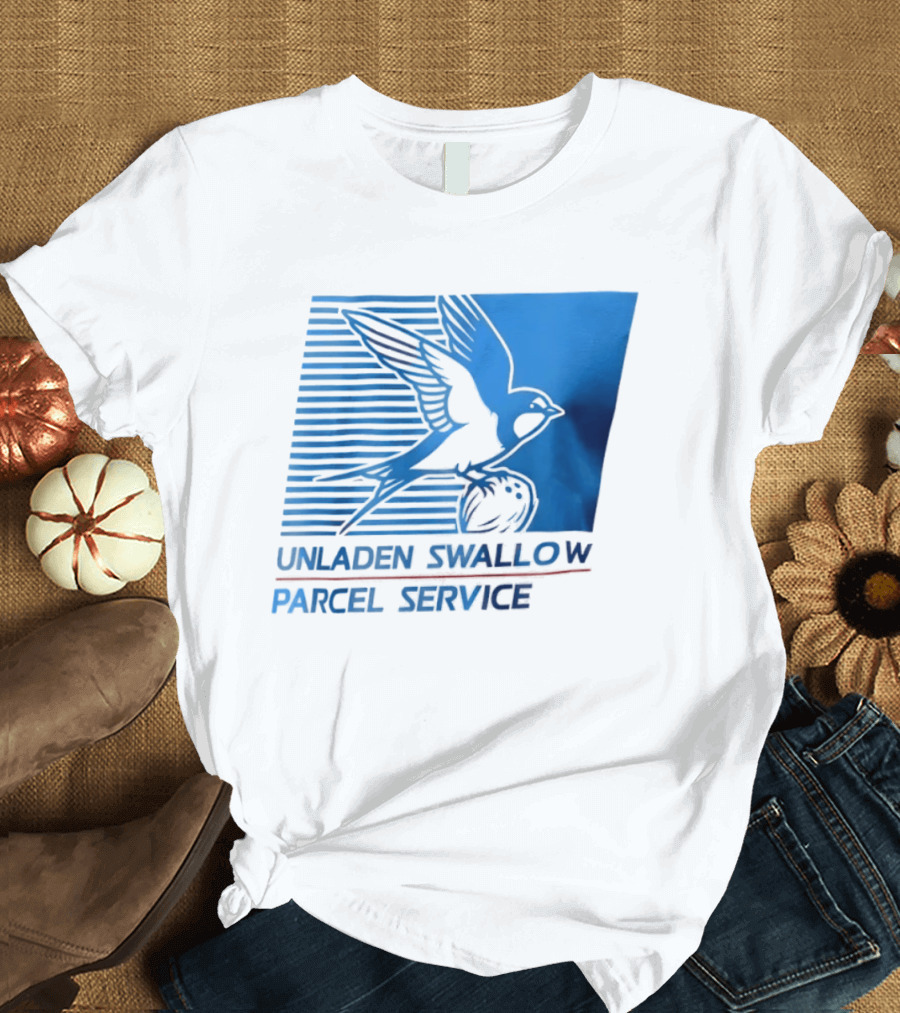 Unladen Swallow Parcel Service Monty Python T-Shirt