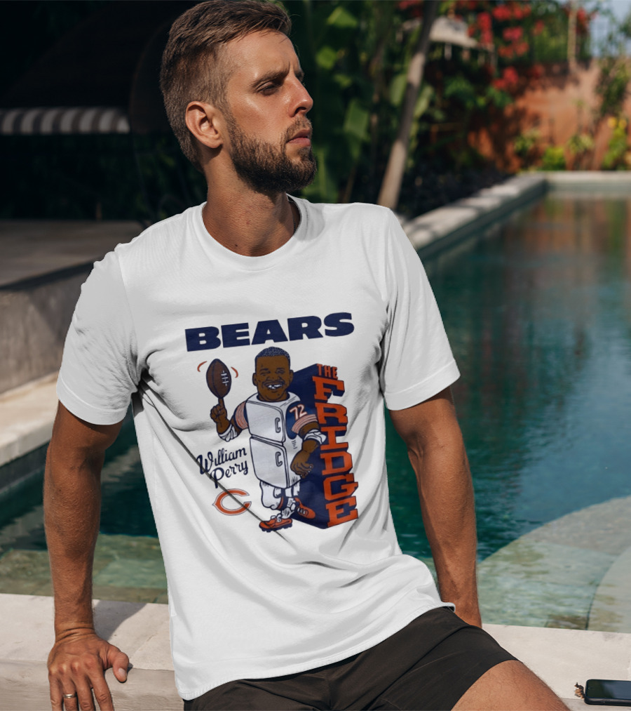 Chicago Bears William Perry The Fridge 72 Football T-Shirt