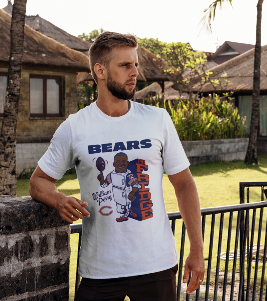 Chicago Bears William Perry The Fridge 72 Football T-Shirt