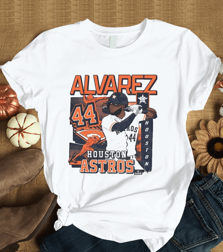 Yordan Alvarez 44 Houston Astros Player Edition MLB T-Shirt