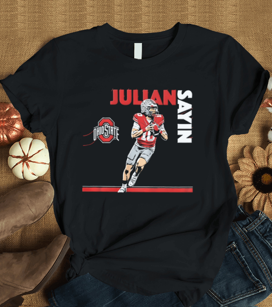 Ohio State Buckeyes Football 2026 Julian Sayin Neon Nights T-Shirt