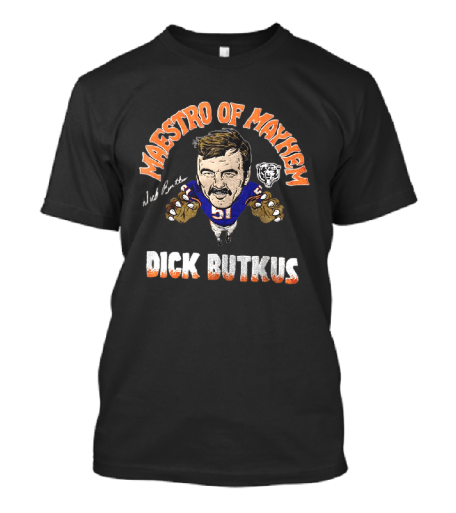 Maestro Of Mayhem Dick Butkus Chicago Bears Football Legend 2026 T-Shirt