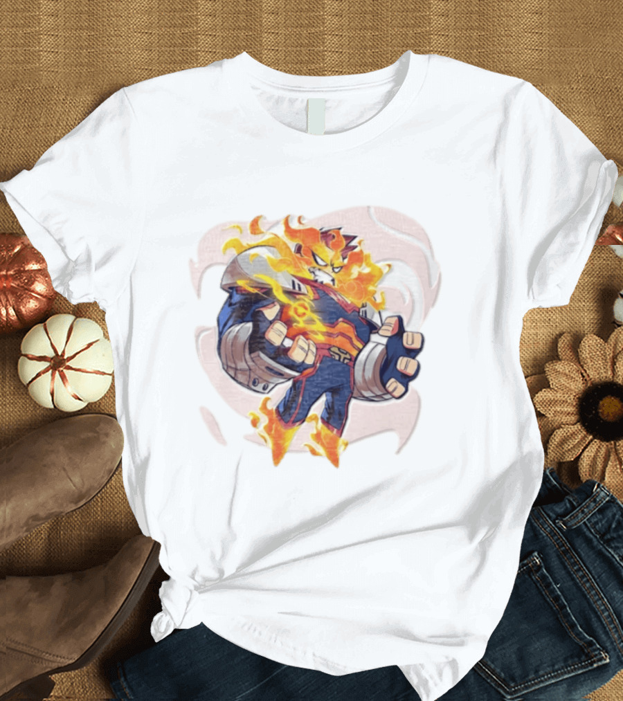 Endeavor My Hero Academia Fiery Flame T-Shirt