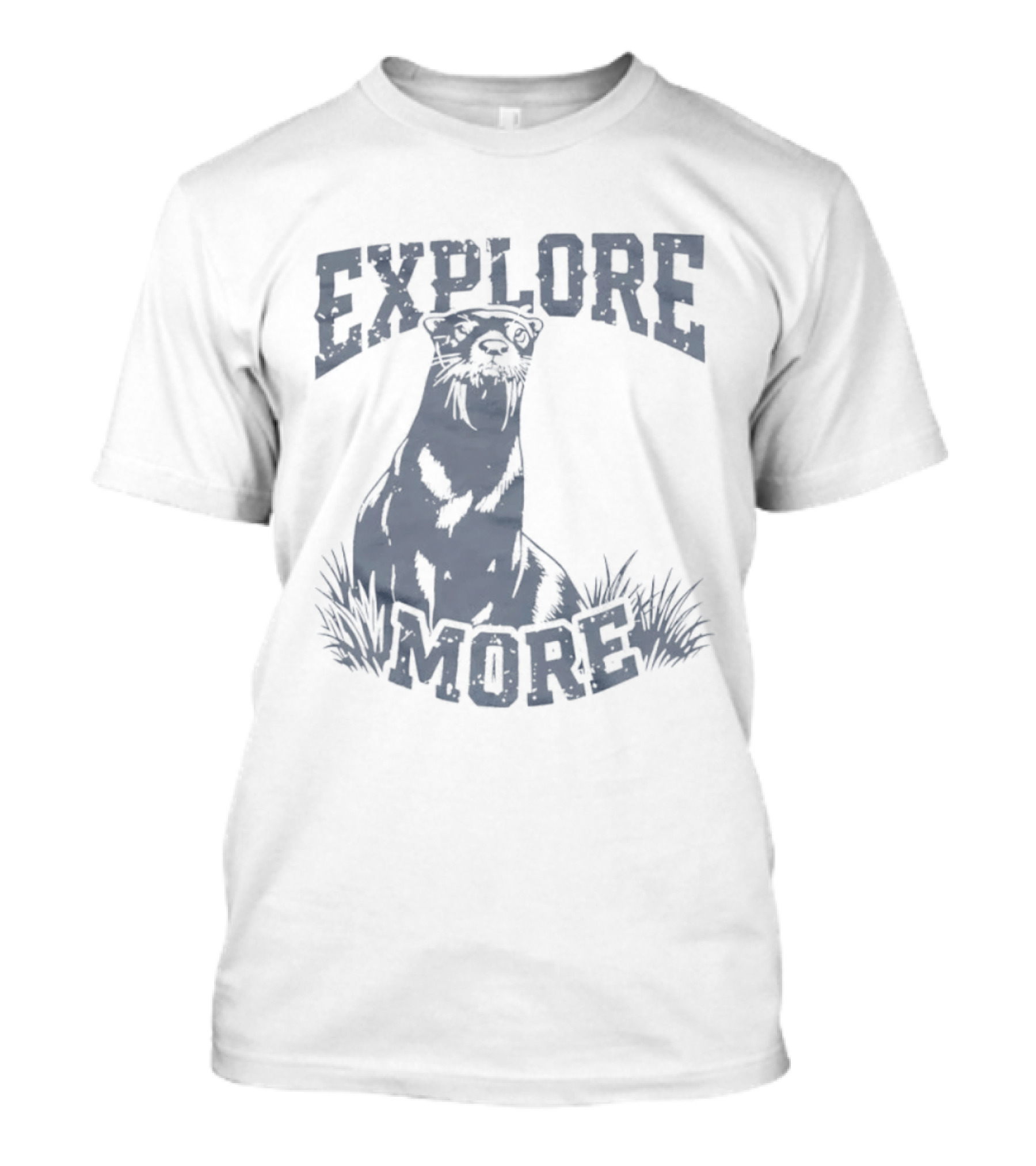 Explore More Otter Wildlife Adventure Nature Journey T-Shirt