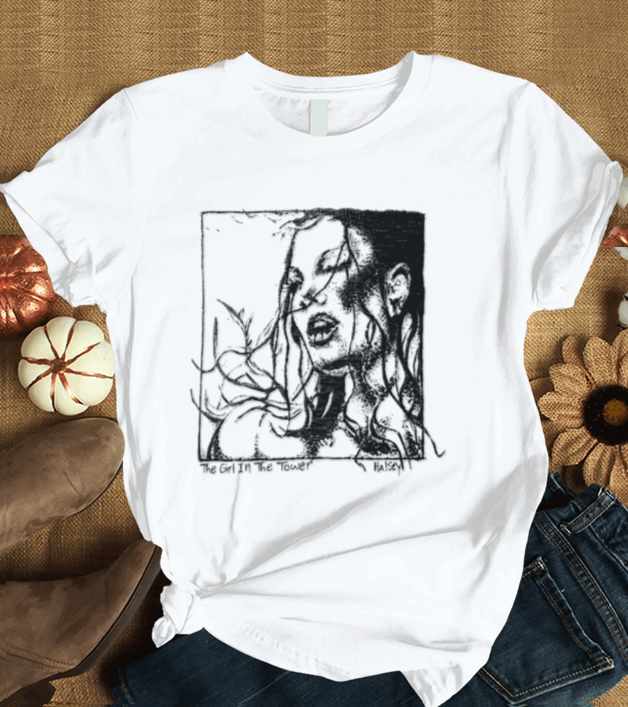 Halsey The Girl In The Tower Enchanted Forest Shadows T-Shirt