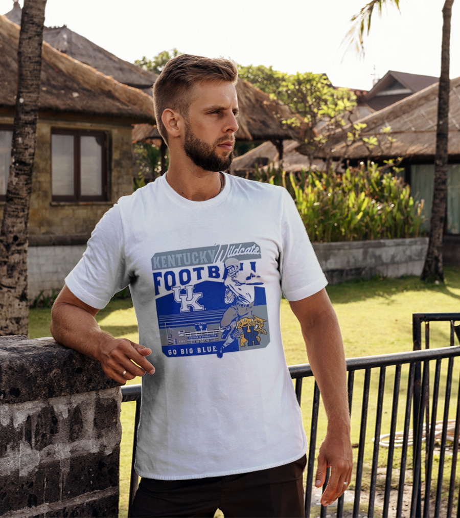 Kentucky Wildcats Football Go Big Blue Kroger Field UK Wildcats T-Shirt