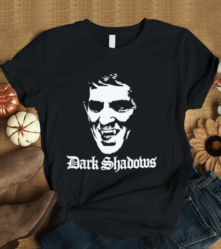 Dark Shadows Barnabas Collins Vampire Face Iconic Series T-Shirt