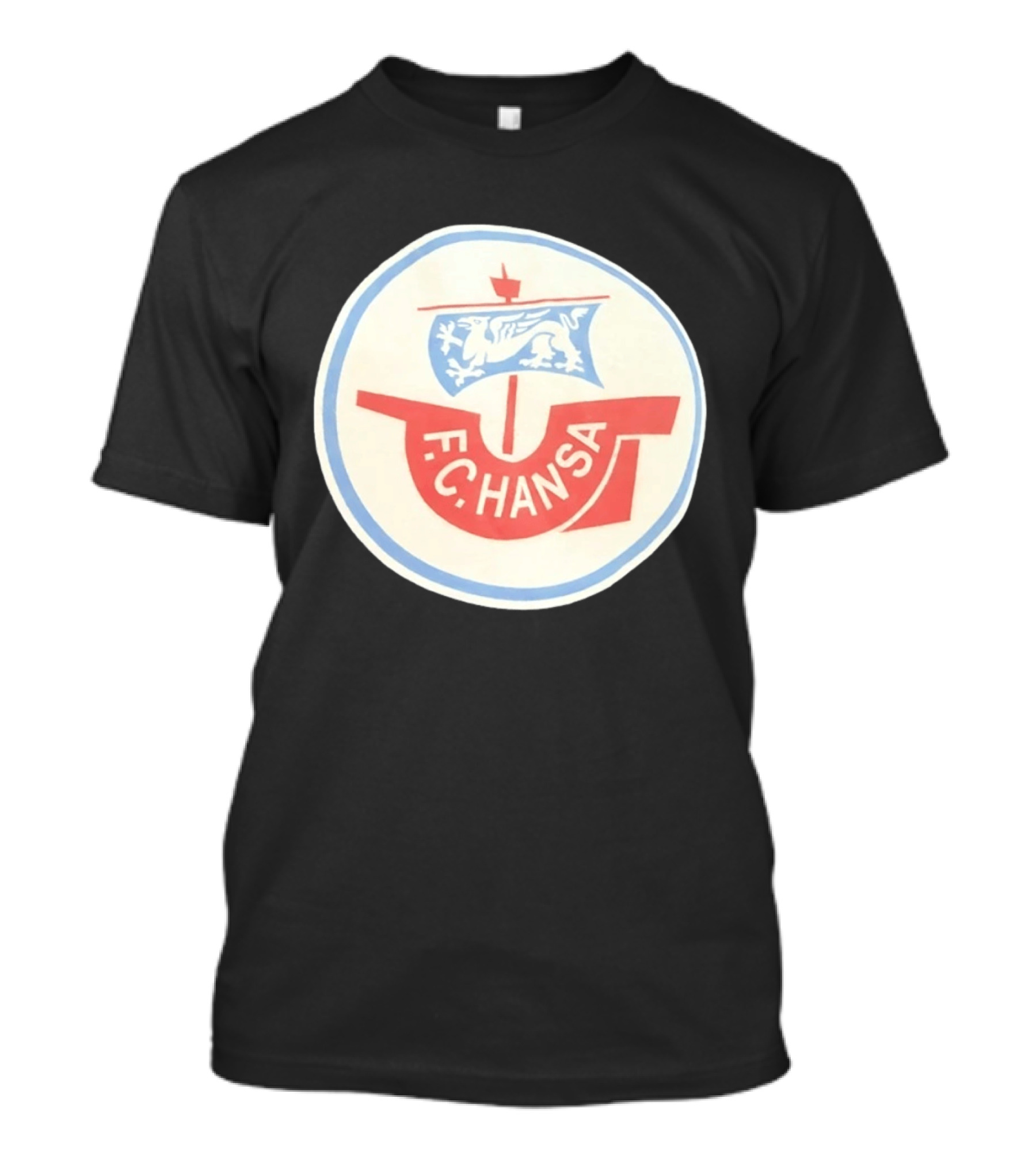 FC Hansa Rostock German Football Crest With Griffin T-Shirt