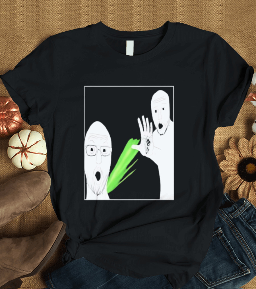 Soyjak Pointing Meme Wholesome Internet Reaction T-Shirt