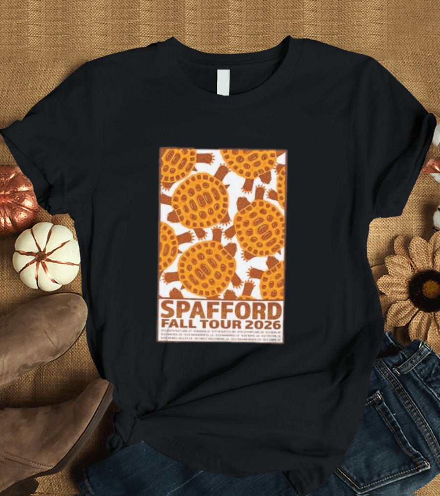 Spafford Fall Tour 2026 Turtles And Tour Dates T-Shirt
