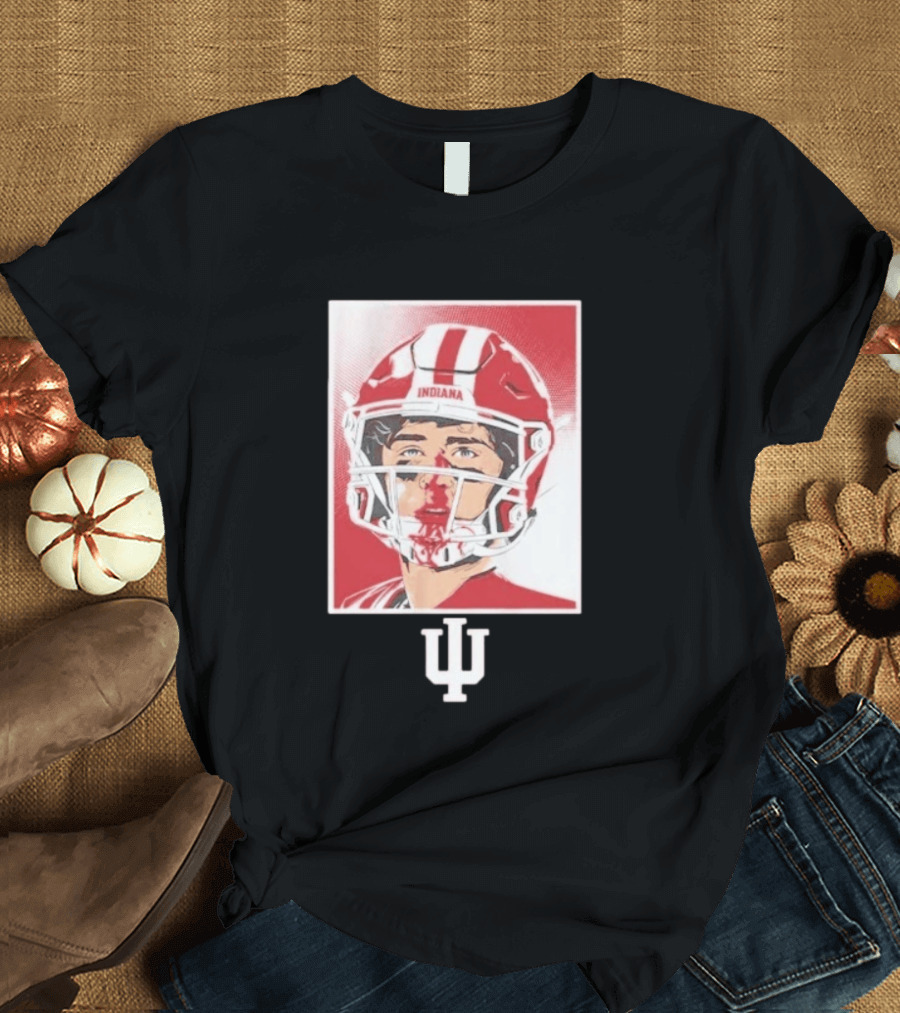 Josh Hoover Indiana Hoosiers Football Bloody Face T-Shirt