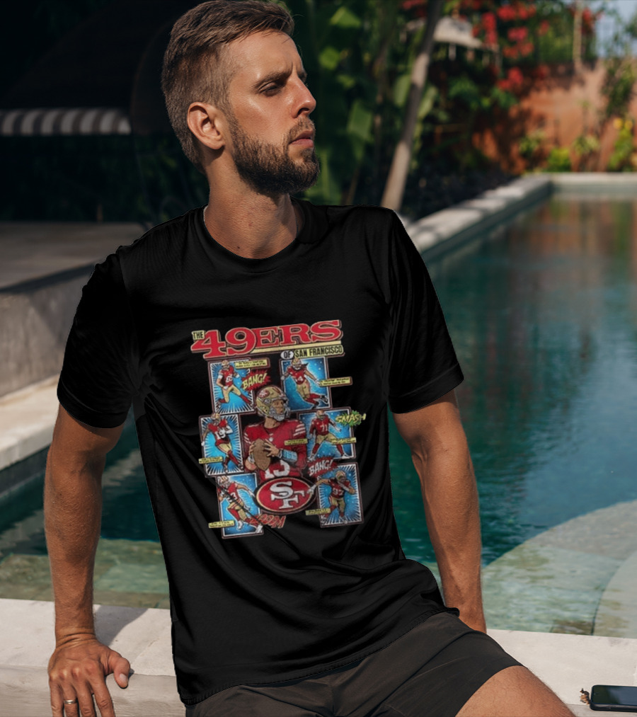 The 49ers Of San Francisco All Stars Comic Bang Smash SF 49ers T-Shirt