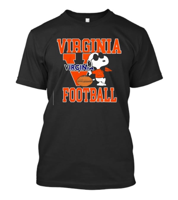 Virginia Cavaliers Football Snoopy Go Hoos T-Shirt