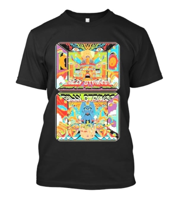 Billy Strings Denver Co 2026 Ball Arena September 18 19 Sun Moon Celestial Faces Cosmic T-Shirt