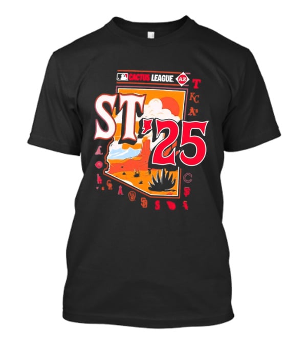 Cactus League 2025 Arizona Spring Training MLB AZ ST'25 T-Shirt