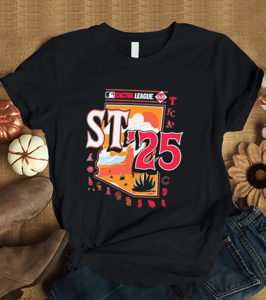 Cactus League 2025 Arizona Spring Training MLB AZ ST'25 T-Shirt